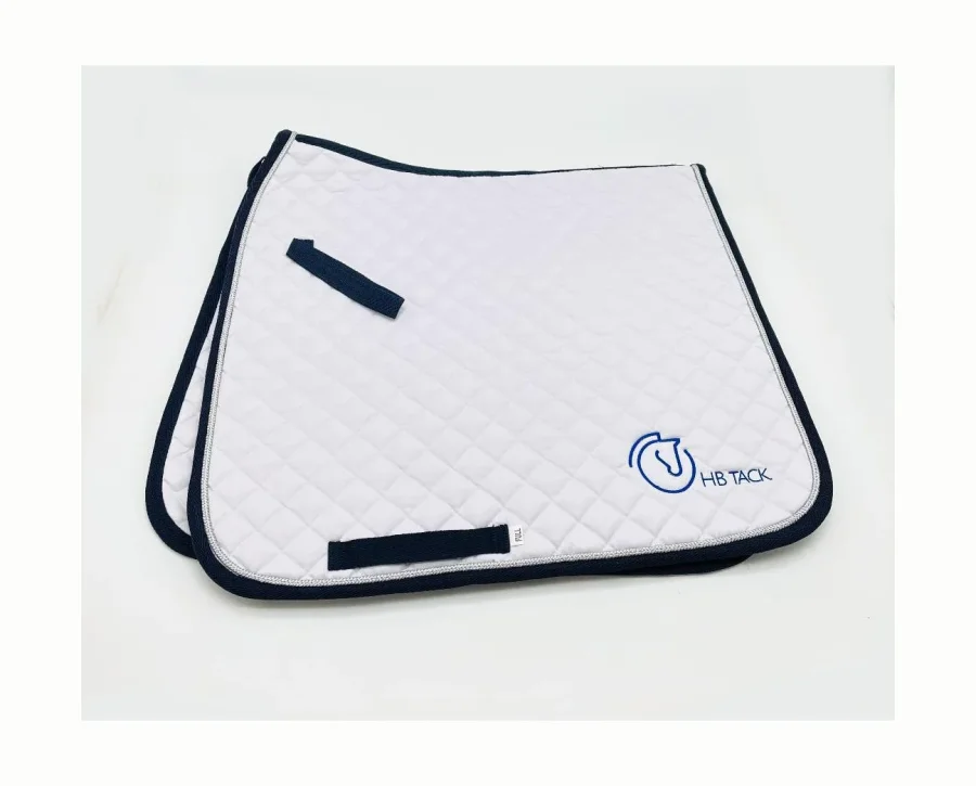 Quilted Dressage Pad with Rope Piping