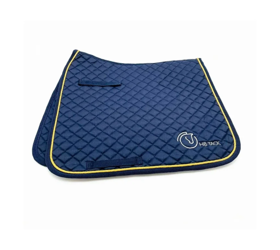 Quilted Dressage Pad with Rope Piping