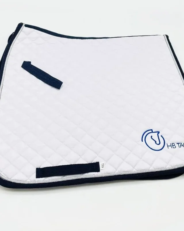 Quilted Dressage Pad with Rope Piping